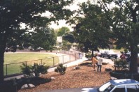 The finished triangle: aerial view (May 1999)