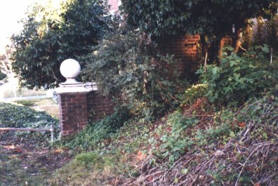 The Herb Garden site prior to rehabilitation.