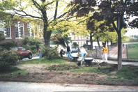 Site clearing (May 6, 1999).