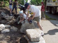 Determining the best placement for maximum wall stability.