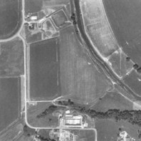 Aerial view of site.