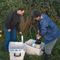Groundwater sampling.