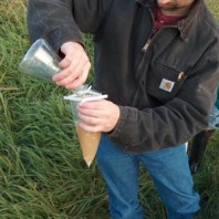 Groundwater sampling.