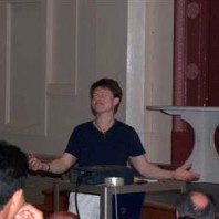 Dr. Henri challenging the students.