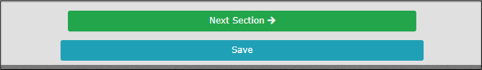 Save and Next Section buttons