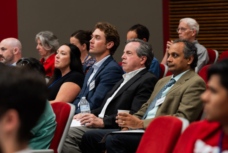 People sitting in the audience