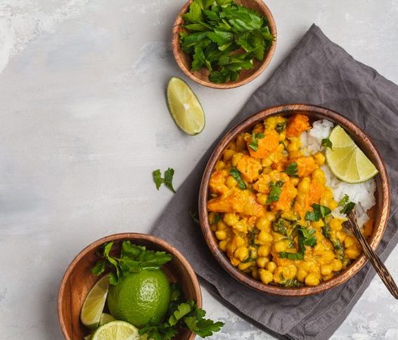 Curried Potato and Chickpea Stew