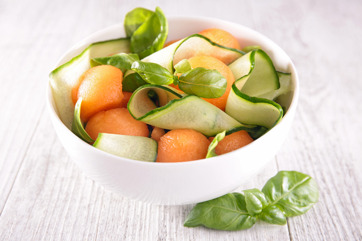 Cantaloupe Cucumber Salad