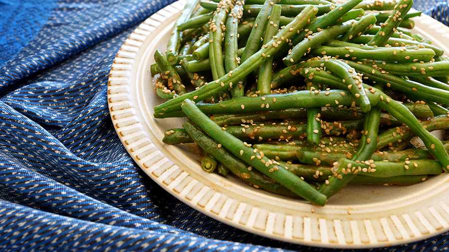 Green Beans with Sesame Sauce
