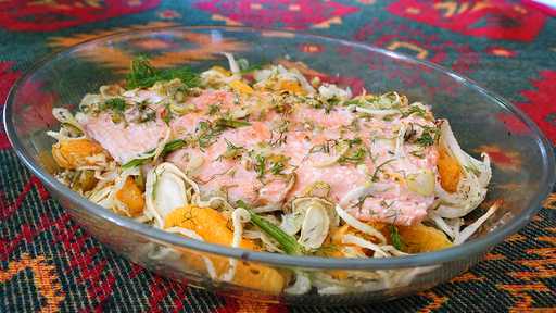 Salmon with Roasted Fennel and Citrus