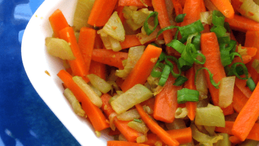 Carrot and Chayote with Lemon