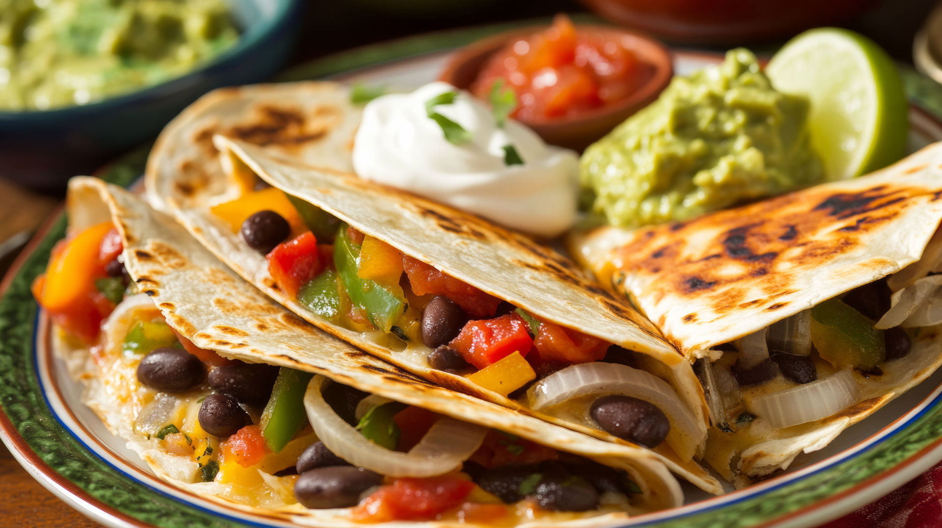 Cheese and Veggie Quesadillas