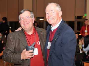 Fred Mcginnis with friend John Oftebro