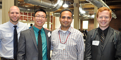 chahal with three colleagues