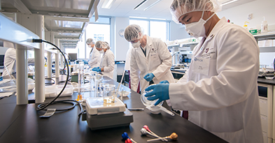 scientists in the lab