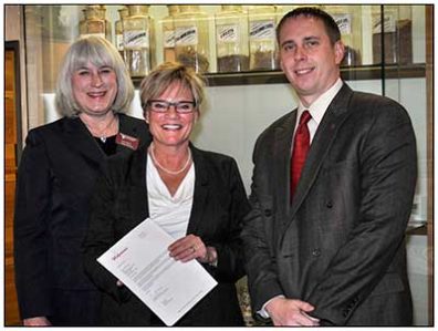 WSU representative with walgreens representative