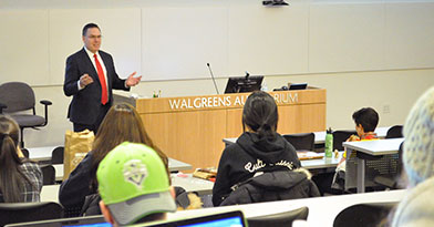 Brian Courtney presenting