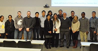 Krieter with students