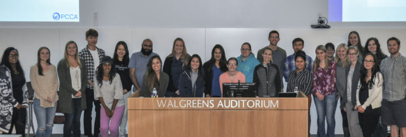 Bindu Batra with WSU College of Pharmacy and Pharmaceutical Sciences students