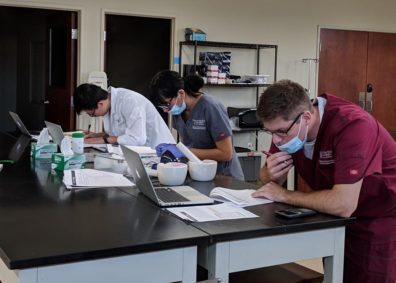 Students compounding