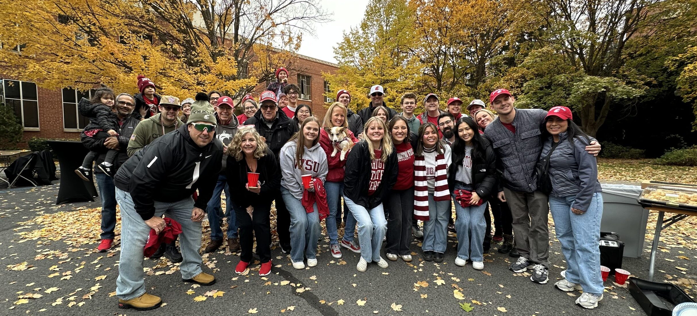 College of Pharmacy and Pharmaceutical Sciences alumni and students at the 2025 Pharmacy Tailgate