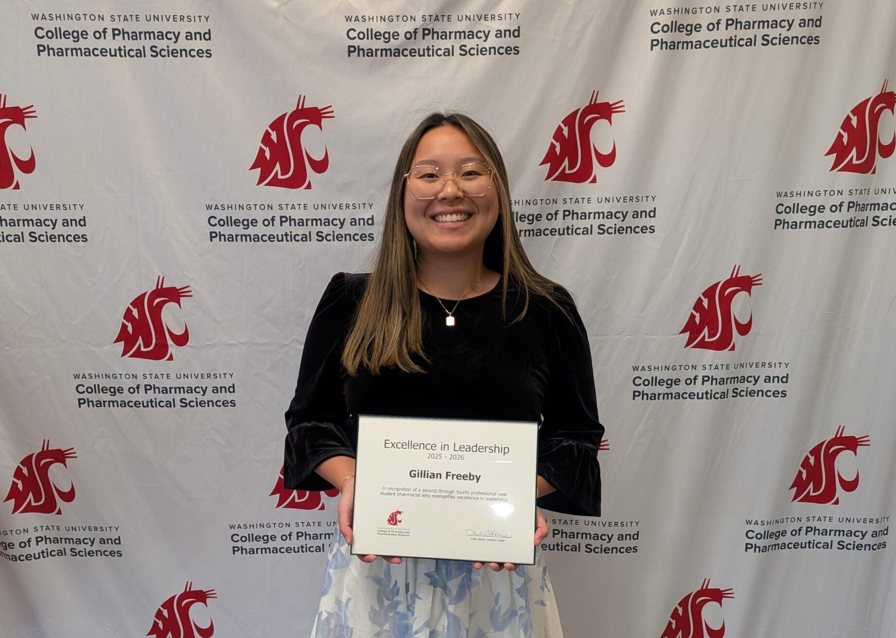 Gillian Freeby with Excellence in Leadership Award