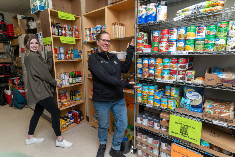 An NAHS blanketed during commencement ceremony.