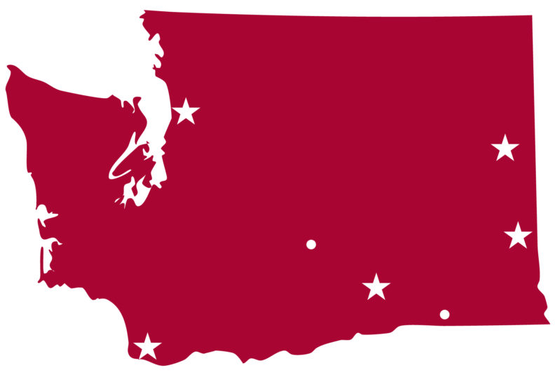 Map of Washington