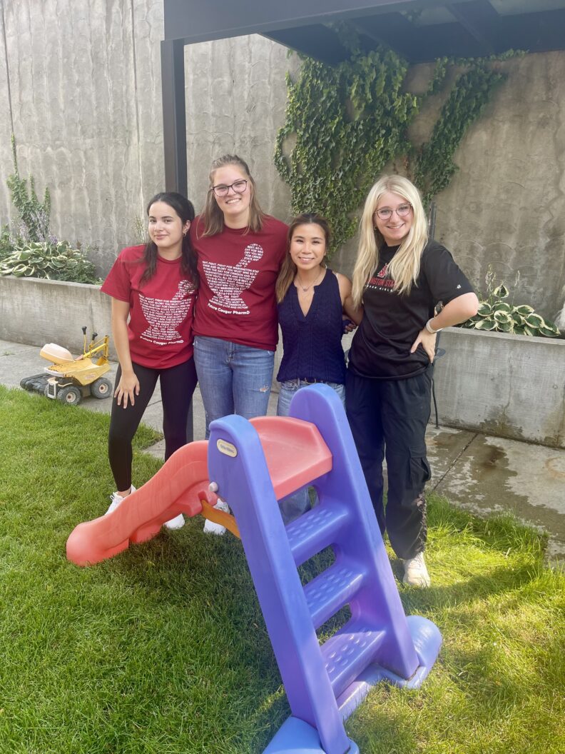 Students visited the Ronald McDonald House, an organization that helps support families during emergency medical care. 