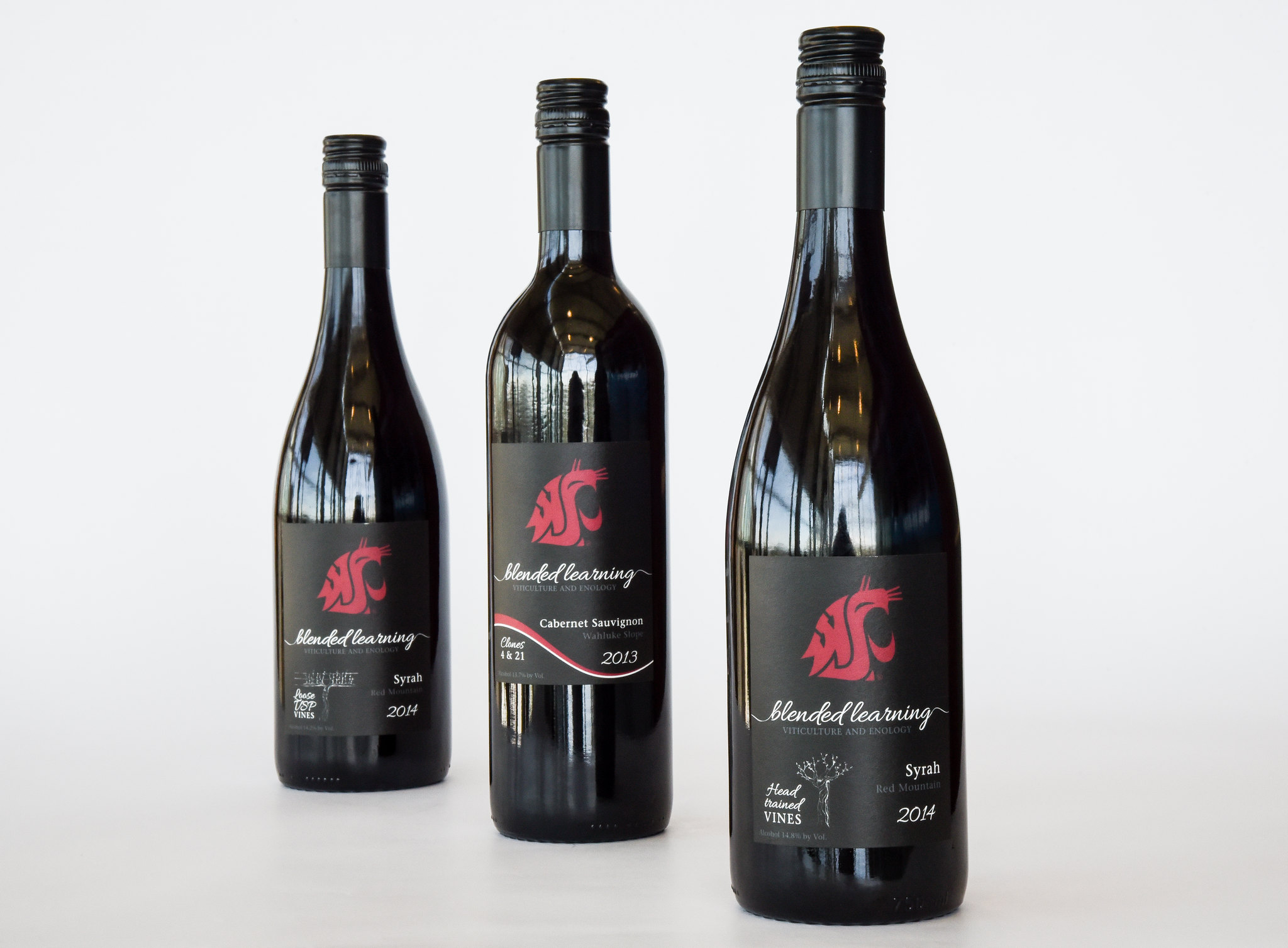 Student in a computer lab wearing a virtual reality headset and using controllers.