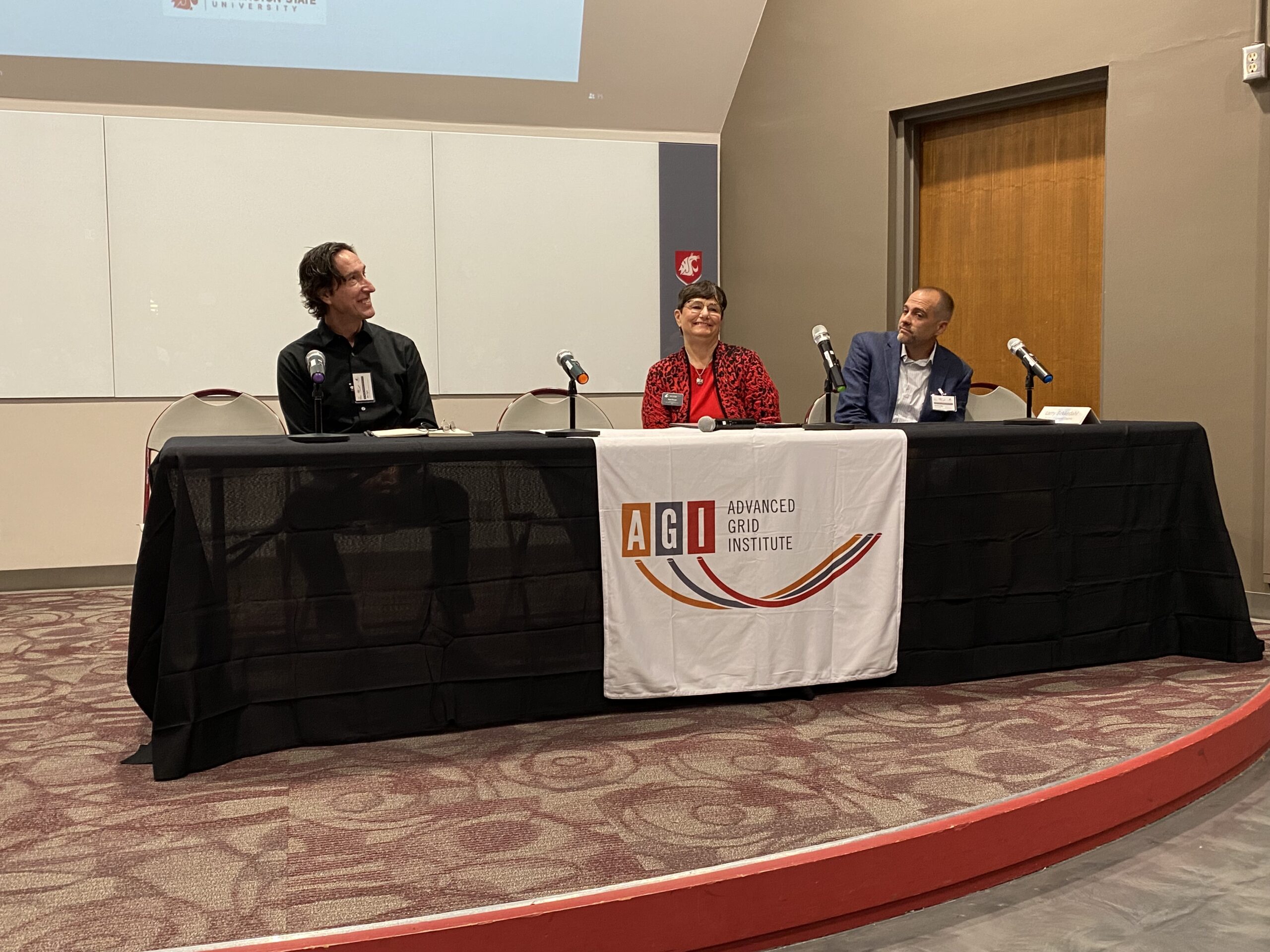 AGI panel answering questions. 