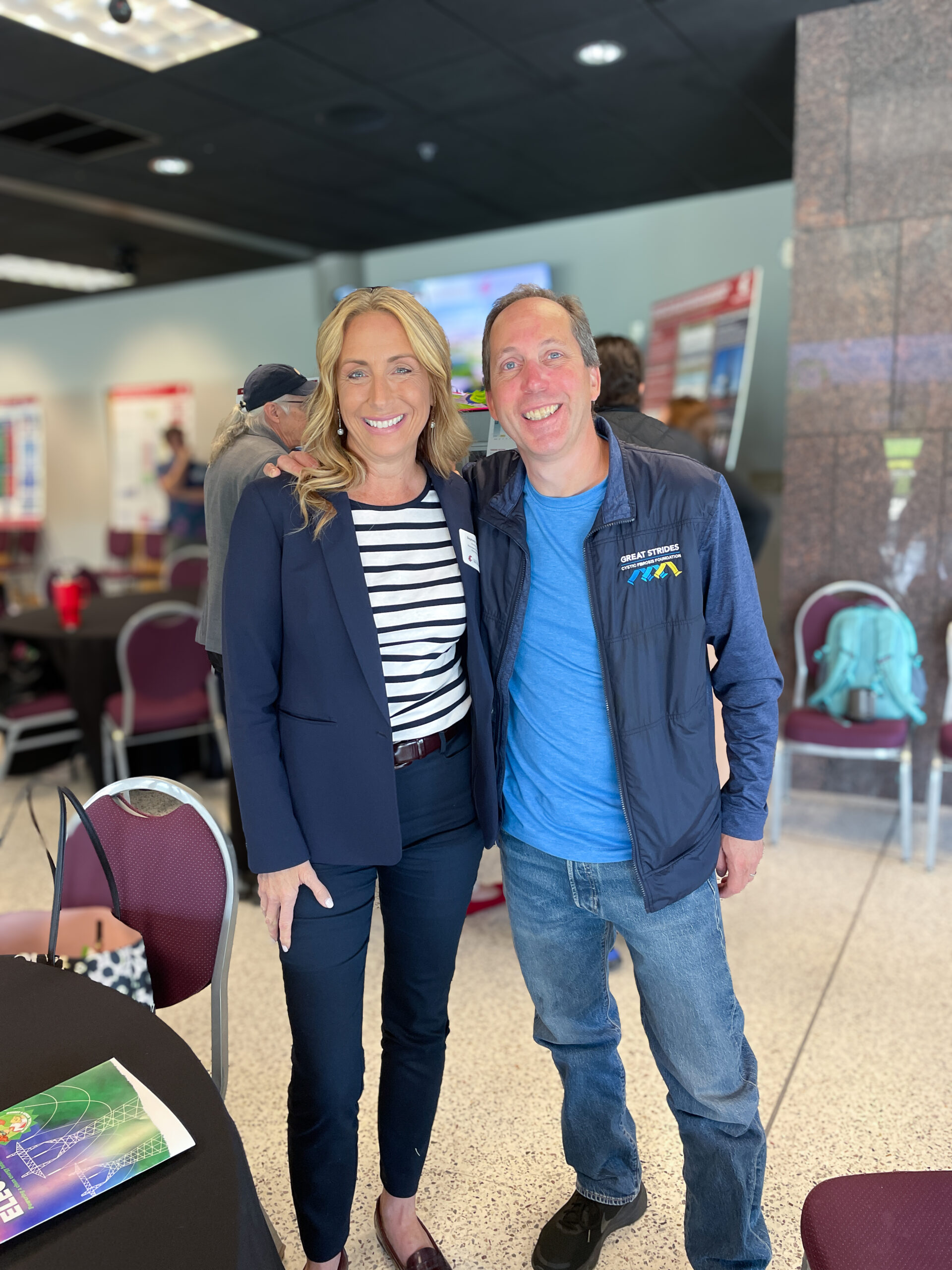Rep. Stephanie Barnard and guest. 