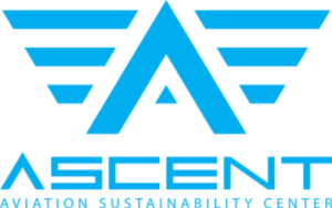 Ascent Aviation Sustainability Center logo.