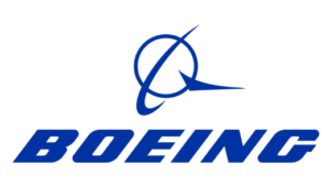 Boeing logo.