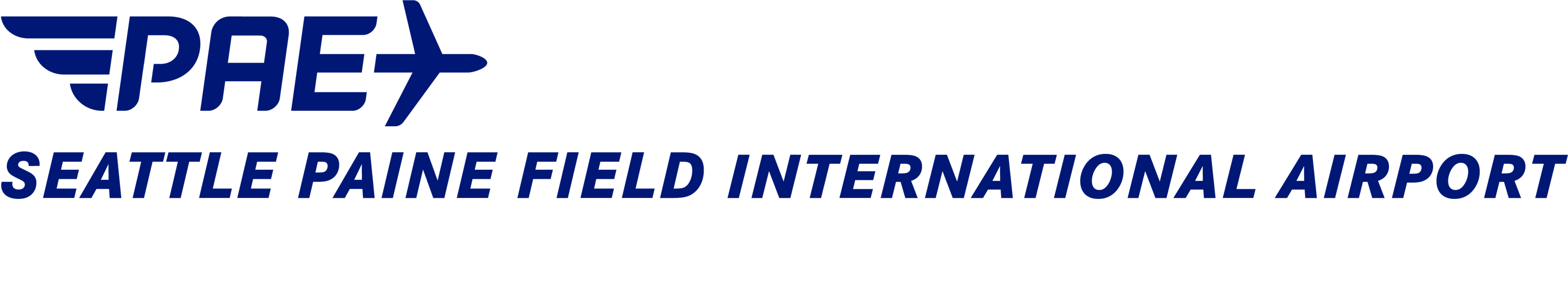 Seattle Paine Field International Airport logo.