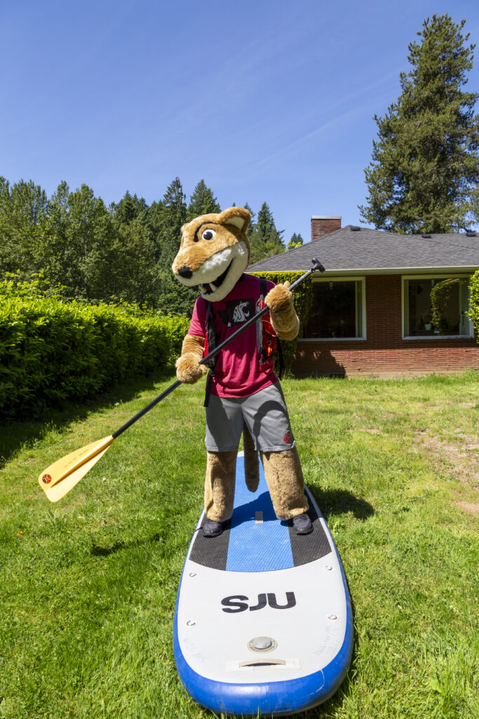 Butch kayaking WSU Vancouver