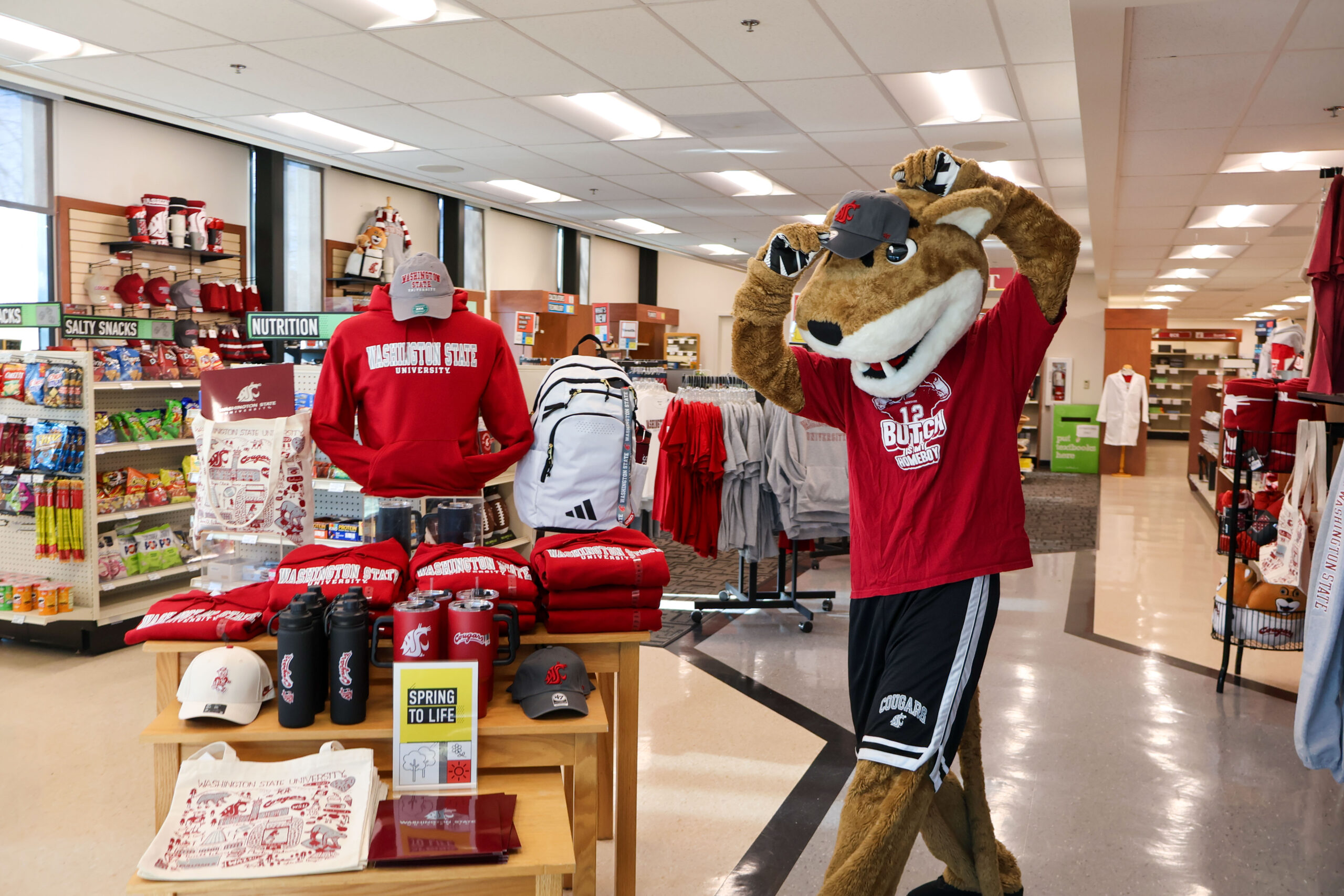Butch in the bookie WSU Vancouver Book Store