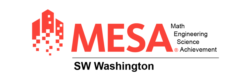 The official corporate logo badge for MESA SW Washington on a white background