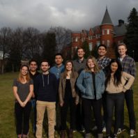 Third year landscape architecture students.