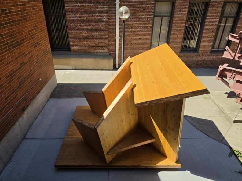 Top View of the Tilt Pavilion taken from Daggy Hall.