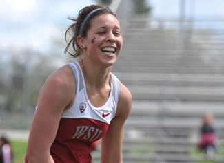 Kelsey Bueno laughing.