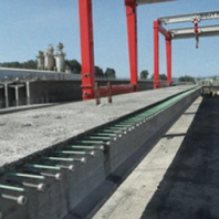 Connection joint reinforcement detail at bridge deck girders (photo courtesy of WSDOT).