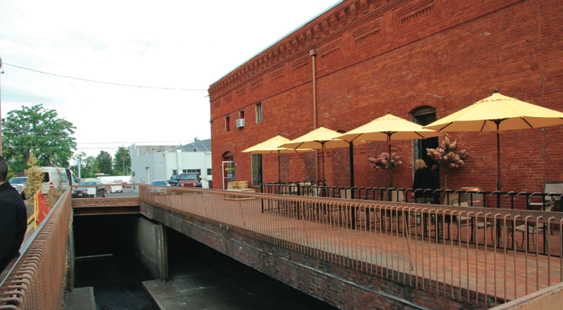 Mill Creek in downtown Walla Walla, WA.