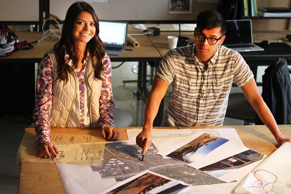 School of Design and Construction students developed smart city design ideas for the University District.