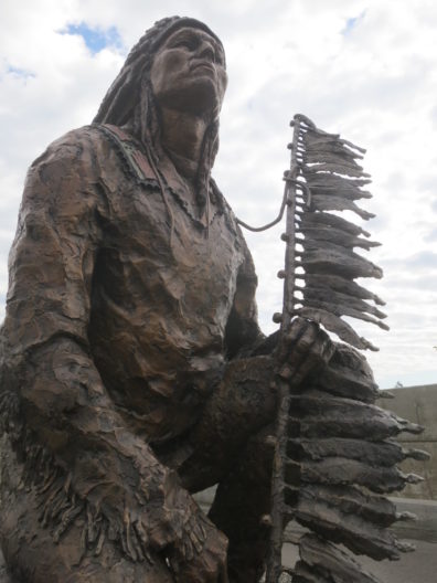 Statue of Chief Morris Antelope