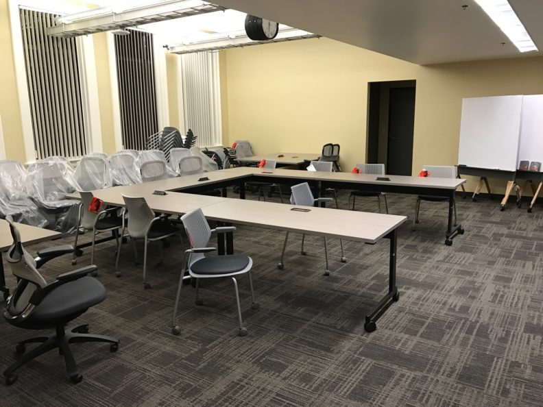 New virtual laboratory. The lab is located on the fourth floor of Carpenter Hall in Pullman.