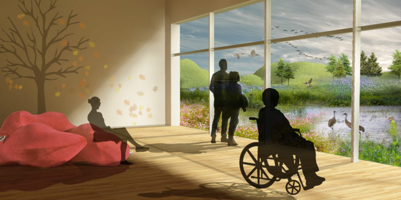 WSU student design concept for a better cancer treatment center