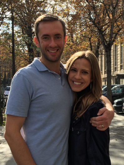 Kristoffer Christianson and his wife, Maggie