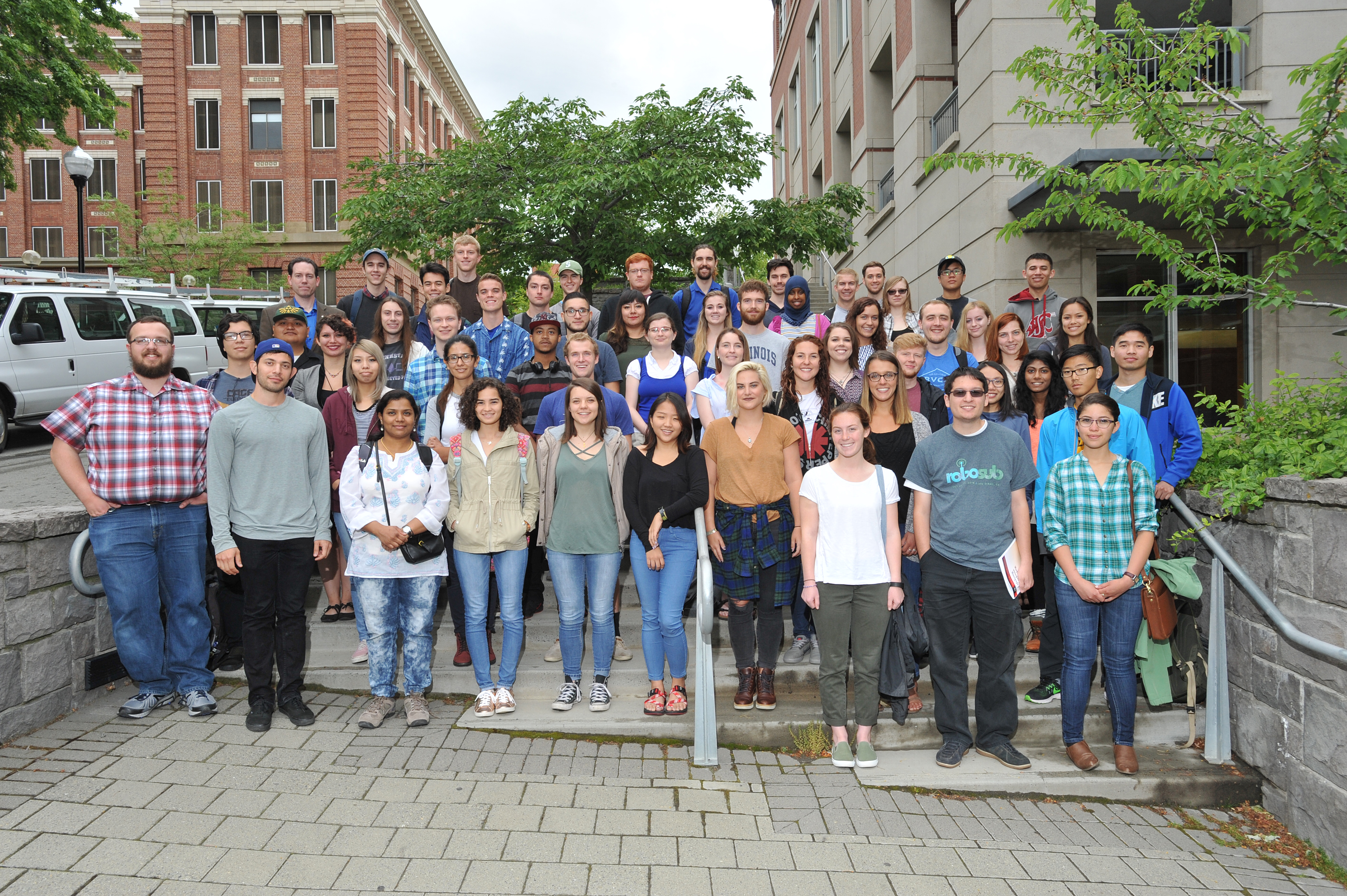Group photo of Summer Undergraduate Research program students.