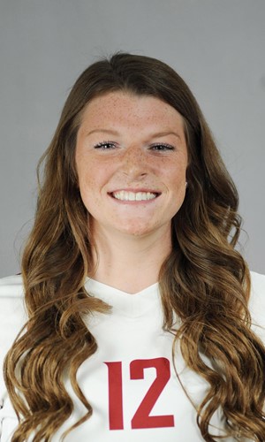 Claire Martin wearing a uniform with the number 12.